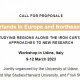 CfP: Cold War Borderlands in Europe and Northeast Asia, 1944-1991