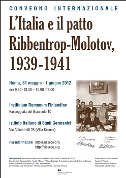 L’Italia e il patto Ribbentrop-Molotov, 1939-1941