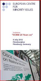 Conference “HCNM 20 Years On”