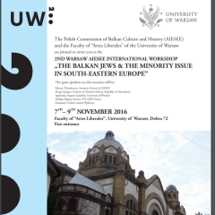 “The Balkan Jews & the Minority Issue in South-Eastern Europe”