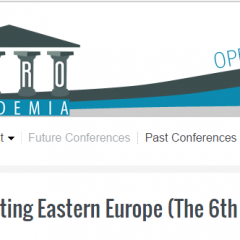 CfP: Re-Inventing Eastern Europe