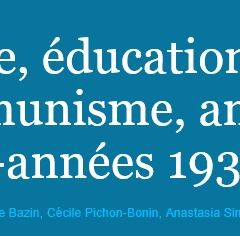 Image, éducation et communisme, 1920-1930