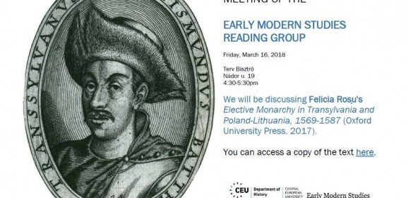 Discussione su libro al Dipartimento di Storia della Central European University